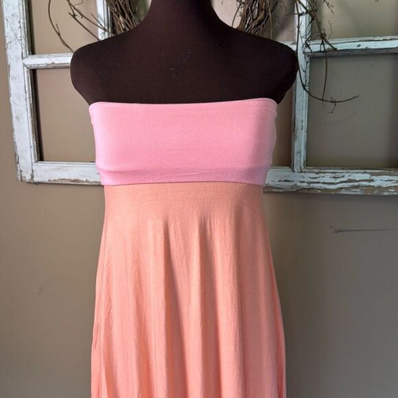 Vintage Victoria’s Secret strapless convertible dress maxi skirt size small fold - Picture 2 of 8